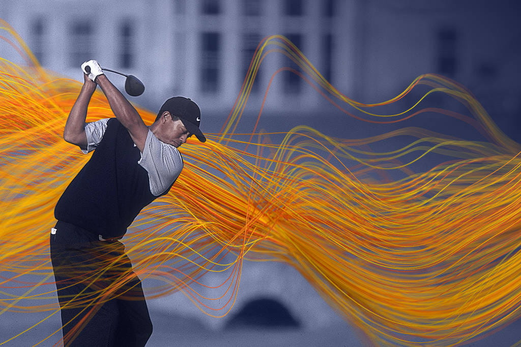 Tiger Woods at St Andrews